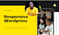 develop a wordpress business website or portfolio website