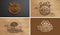 design carpentry woodwork and wood craft logo