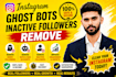 remove ghost and fake instagram followers manually