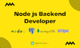 be your node js backend developer