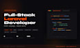 build a full stack PHP laravel web application with mysql