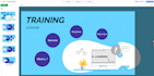 create an engaging training presentation in prezi style