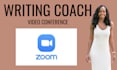 be your non fiction book coach via zoom