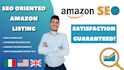 write a SEO oriented amazon listing product page