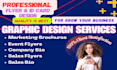 create an outstanding flyer, id card design in just 5 hours