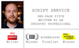 write a one page pitch for your movie, short film or tv show