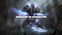 animate your 2d character, art or image on loop