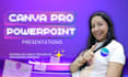 create modern and professional presentations in canva pro