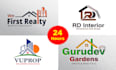 design real estate and property construction logo