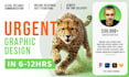 professional urgent graphic design