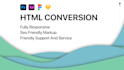 convert figma to HTML, PSD to HTML