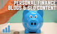 write personal finance and budgeting blogs