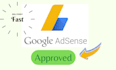 be your content writer for fast google adsense approval