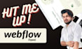 develop a fully responsive webflow landing page website