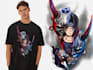 custom illustration images for merchandise or t shirt design