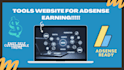 create a tools website for adsense earnings