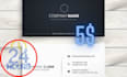 create elegant, minimalist business card using canva