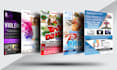 design fashionable flyers, posters, brochure and banners