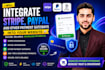 integrate stripe, paypal and other payment gateways into your website
