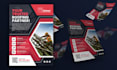 design a flyer, trifold, bifold with a free business card