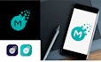 do creative logo design for app and website icons
