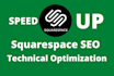 squarespace seo service technical optimization speed up