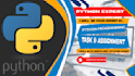 do python projects, assignments, coding and scripting