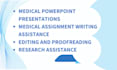 assist in making ppts and assignments related to medical