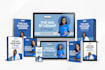 design online course mockup bundle and ecover bundle