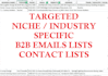 provide business email list, contact lists data for australia, UK, USA or canada
