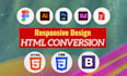 convert figma to html css bootstrap 5 xd psd to html css responsive websites