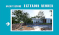 do exterior architecture visualization by sketchup 3d and lumion render