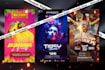 do 3d parallax flyer design and animation