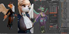 create a game ready 3d character
