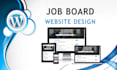 design professional job board or  job posting website