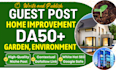 do home improvement guest post on da50 home, garden, eco blog