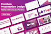 custom design business powerpoint google slides for webinars or pitch decks