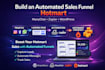 an automated sales funnel for hotmart using manychat, zapier and wordpress