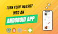 turn the website into an android app