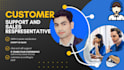 provide customer support  and sale representative