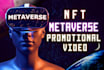 create nft metaverse promotion video ad