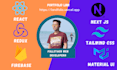 build react js next js website using tailwind CSS