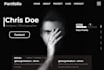 design modern portfolio website UI UX in adobe xd