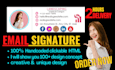 html signature outlook online