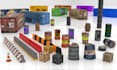 create simple, lowpoly 3d props, or asset