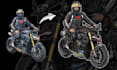create motorcycle vector art
