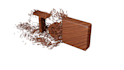 3d text or logo destruction animations