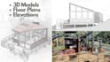 create architectural 3d models and renderings in revit,sketchup