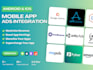 integrate ads in your android app and ios app