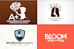 design wonderful children, childcare, kids and preschool logo